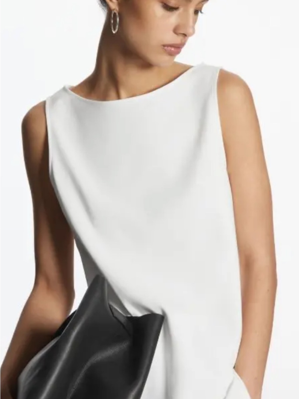COS Boatneck Tank in black